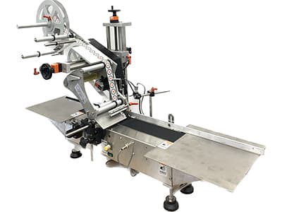 Pouch labeler and top labeler